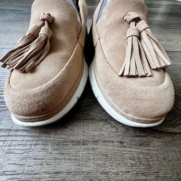 Vionic Quinn Suede Tassle Loafers Office Neutral Orthotic Comfort Shoes - Picture 7 of 10